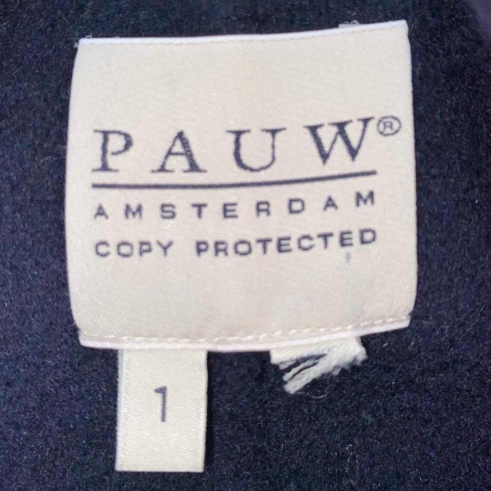 PAUW Amsterdam $1.2k Short Double Face Cashmere Blazer sz 1=Small EUC Dark Blue - Picture 4 of 14